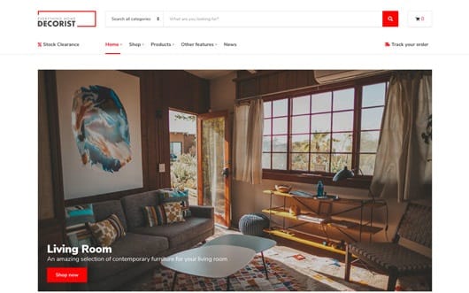 Screenshot on Decorist