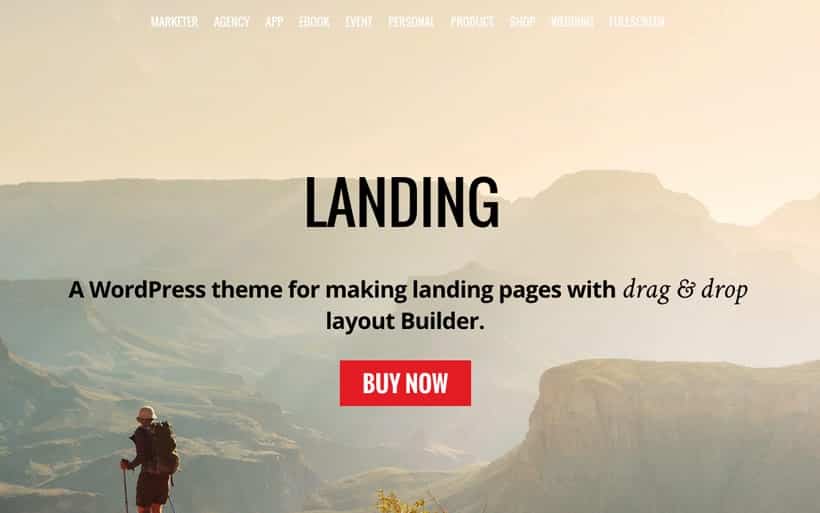 Screenshot on Landing